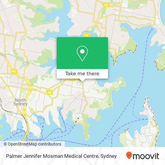 Palmer Jennifer Mosman Medical Centre map