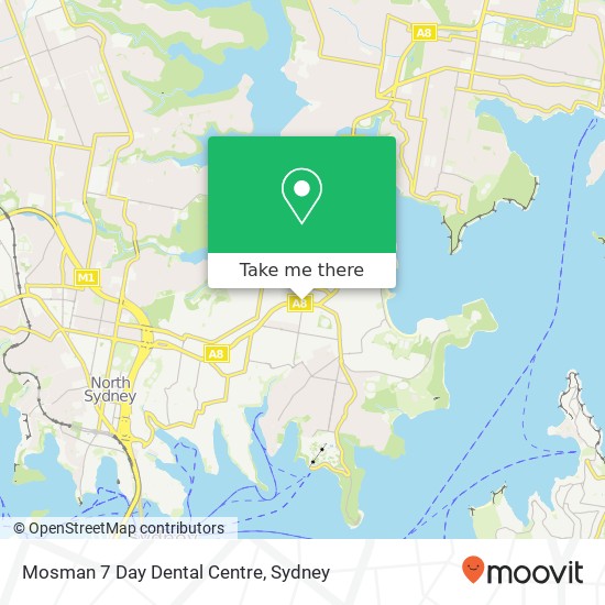 Mosman 7 Day Dental Centre map