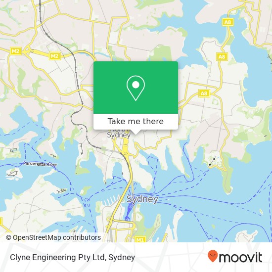Clyne Engineering Pty Ltd map
