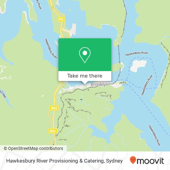 Hawkesbury River Provisioning & Catering map