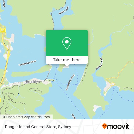 Dangar Island General Store map