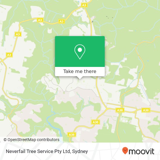 Neverfail Tree Service Pty Ltd map