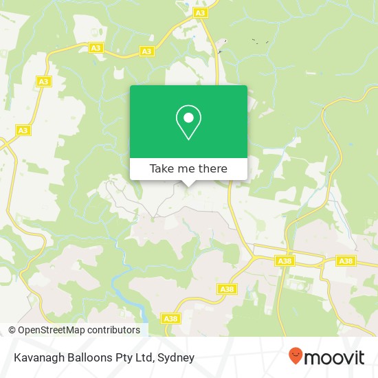 Kavanagh Balloons Pty Ltd map