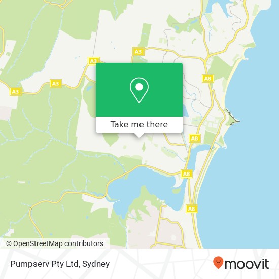 Pumpserv Pty Ltd map