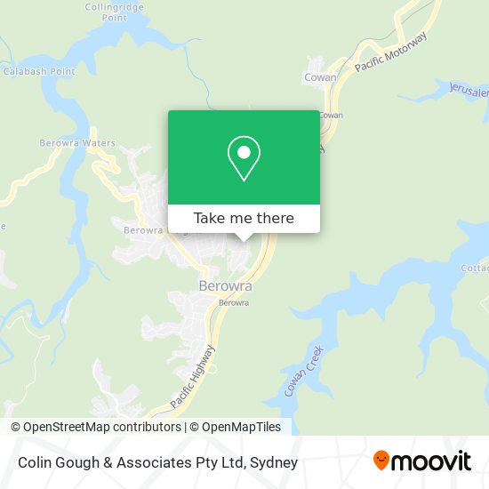 Colin Gough & Associates Pty Ltd map