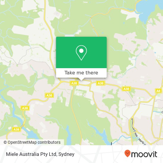 Miele Australia Pty Ltd map