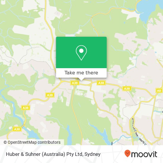 Huber & Suhner (Australia) Pty Ltd map