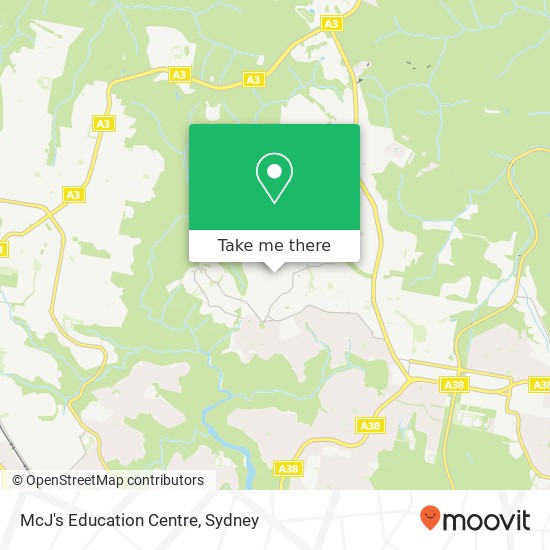 Mapa McJ's Education Centre