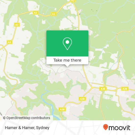 Mapa Hamer & Hamer