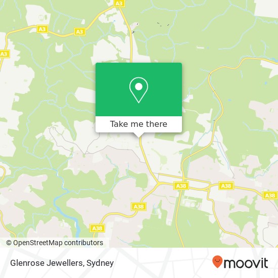 Glenrose Jewellers map