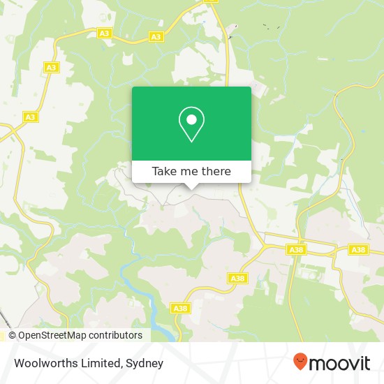 Woolworths Limited map