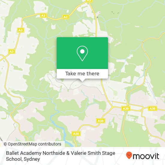 Ballet Academy Northside & Valerie Smith Stage School map