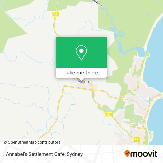 Annabel's Settlement Cafe map