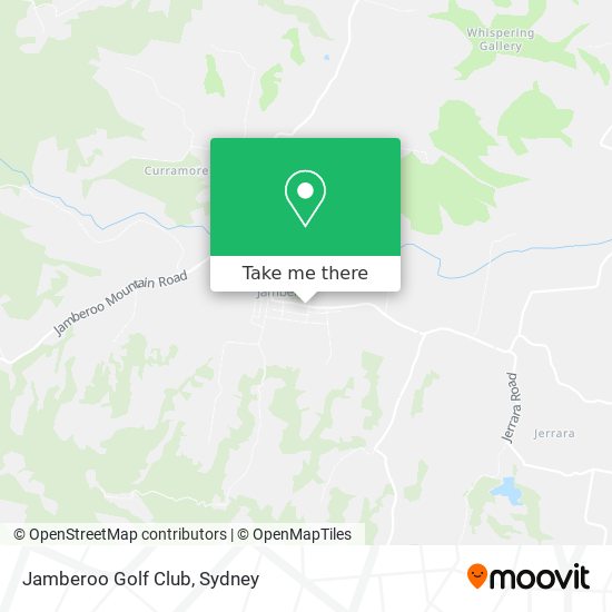 Mapa Jamberoo Golf Club