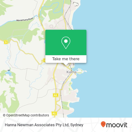 Hanna Newman Associates Pty Ltd map