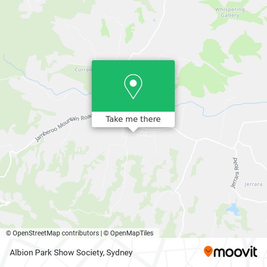 Mapa Albion Park Show Society