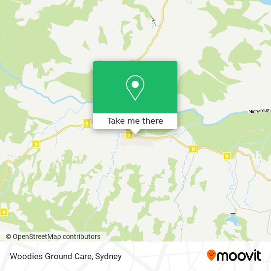 Woodies Ground Care map