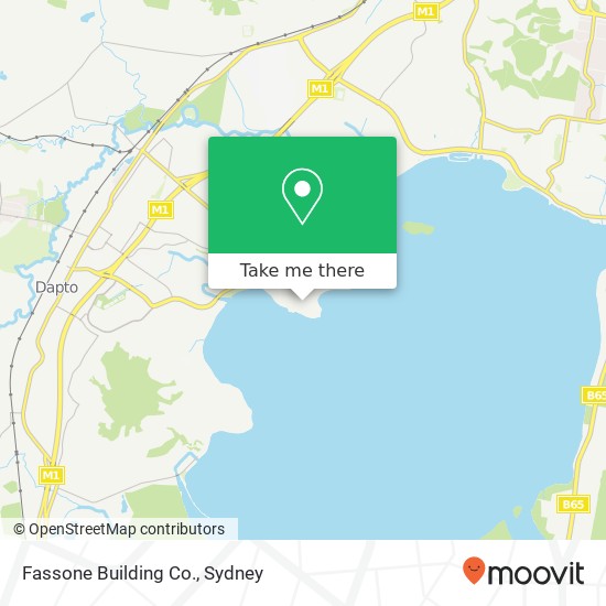 Fassone Building Co. map