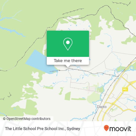 The Little School Pre School Inc. map