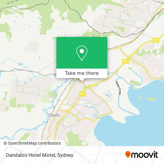 Dandaloo Hotel Motel map