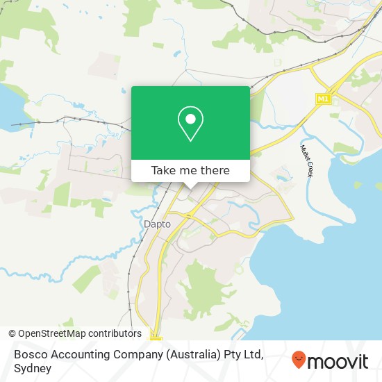Bosco Accounting Company (Australia) Pty Ltd map