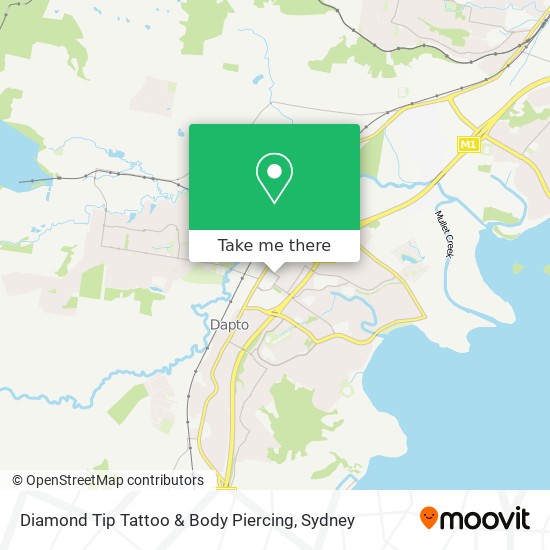 Diamond Tip Tattoo & Body Piercing map