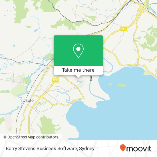 Barry Stevens Business Software map