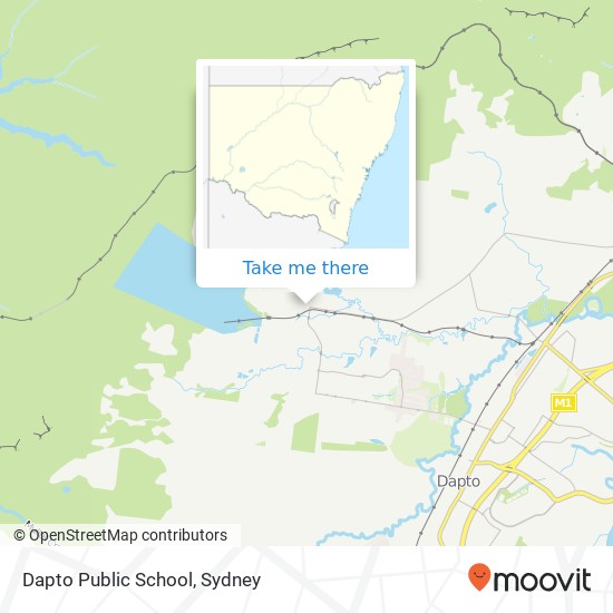 Dapto Public School map