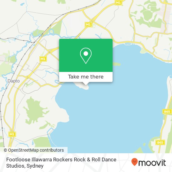 Footloose Illawarra Rockers Rock & Roll Dance Studios map