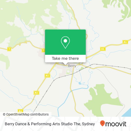 Berry Dance & Performing Arts Studio The map