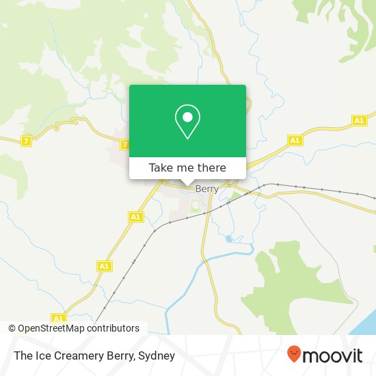 The Ice Creamery Berry map