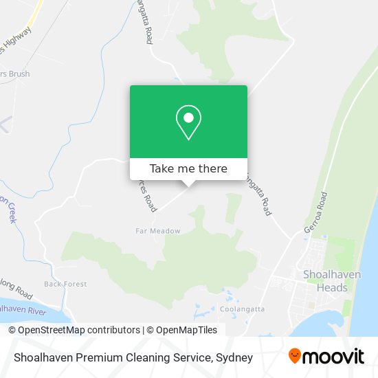 Mapa Shoalhaven Premium Cleaning Service