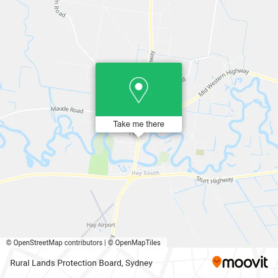 Rural Lands Protection Board map