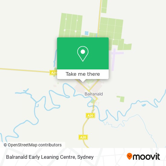 Balranald Early Leaning Centre map