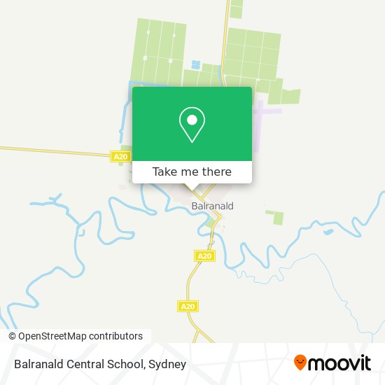 Mapa Balranald Central School