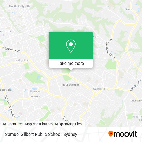 Mapa Samuel Gilbert Public School