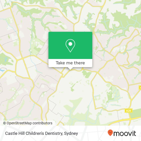 Mapa Castle Hill Children's Dentistry