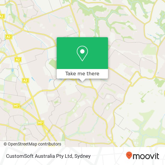 CustomSoft Australia Pty Ltd map