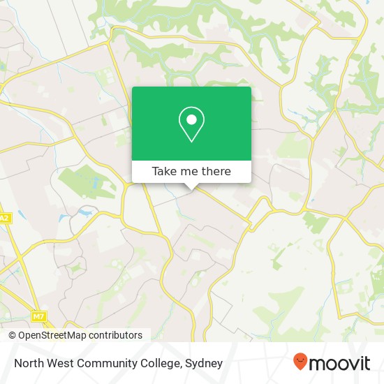 North West Community College map