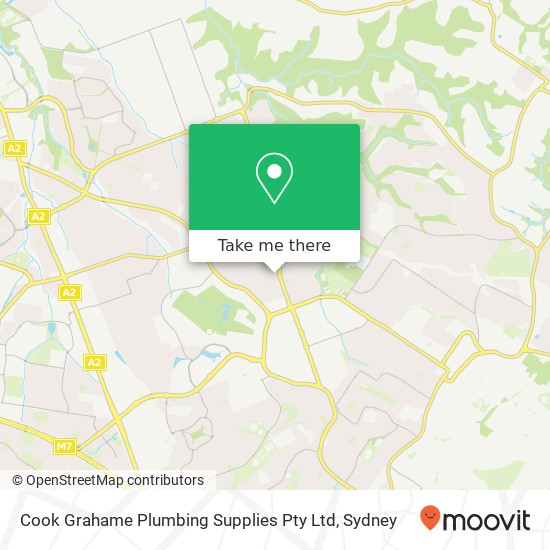 Mapa Cook Grahame Plumbing Supplies Pty Ltd