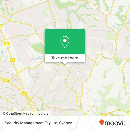 Security Management Pty Ltd map