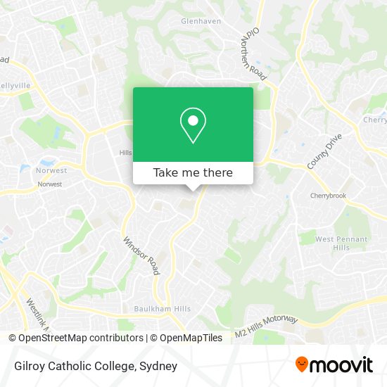 Gilroy Catholic College map