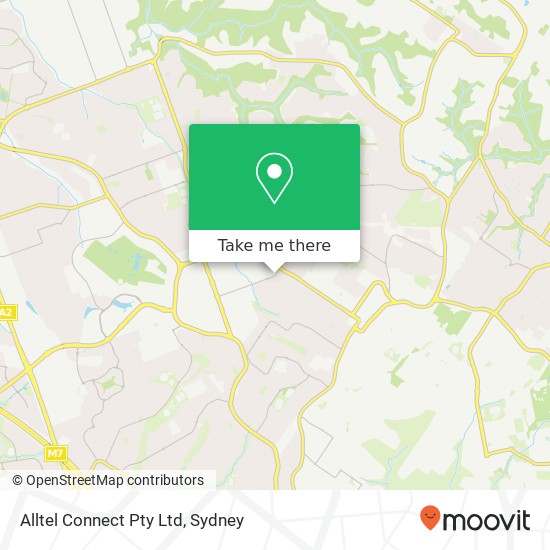 Alltel Connect Pty Ltd map