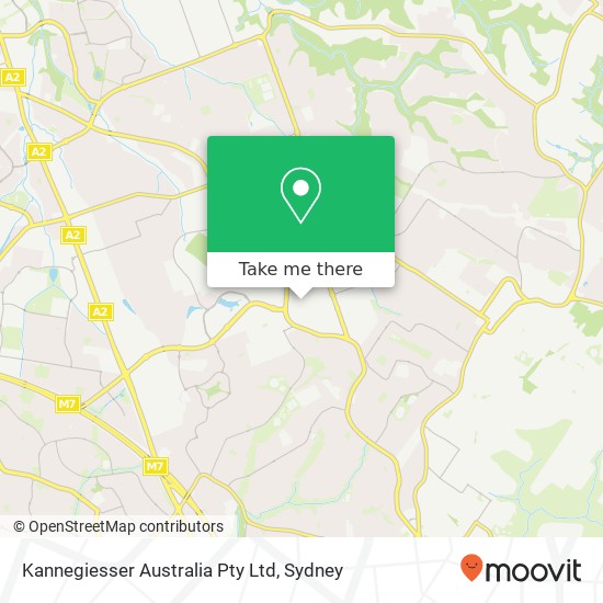 Mapa Kannegiesser Australia Pty Ltd