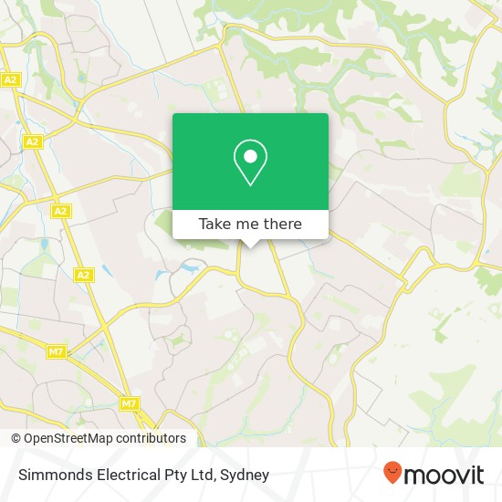 Simmonds Electrical Pty Ltd map