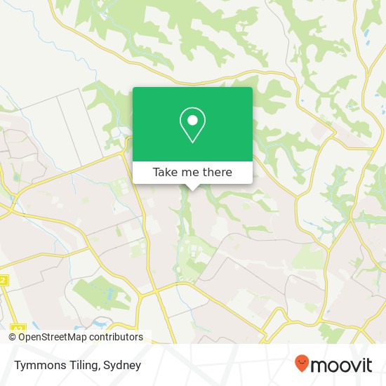 Mapa Tymmons Tiling