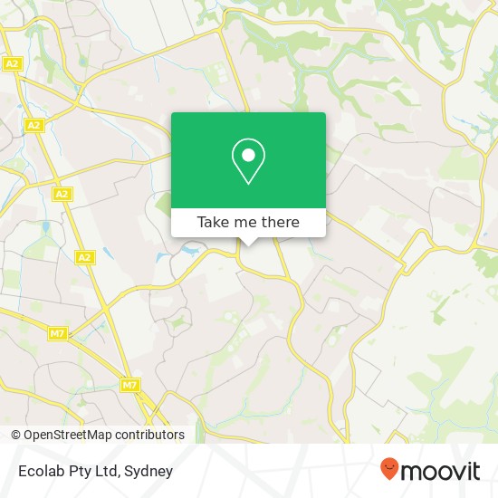 Ecolab Pty Ltd map