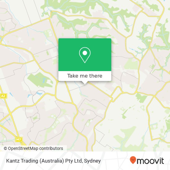 Kantz Trading (Australia) Pty Ltd map