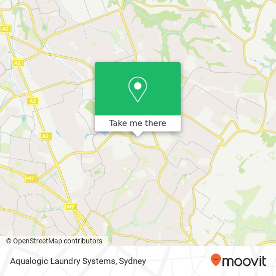 Aqualogic Laundry Systems map