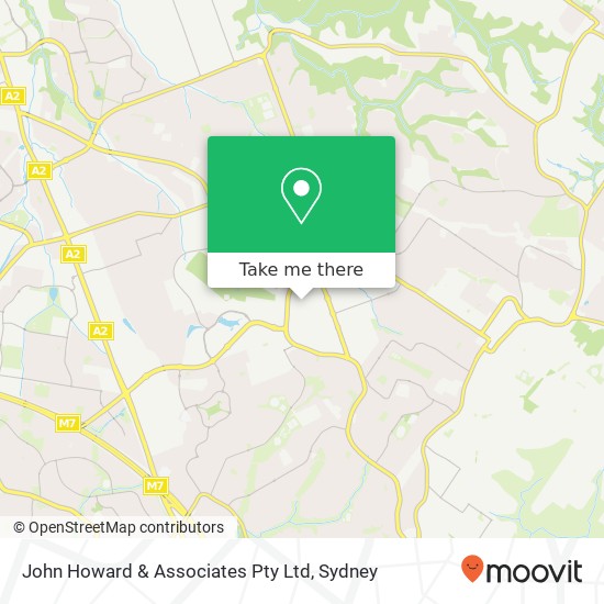 John Howard & Associates Pty Ltd map